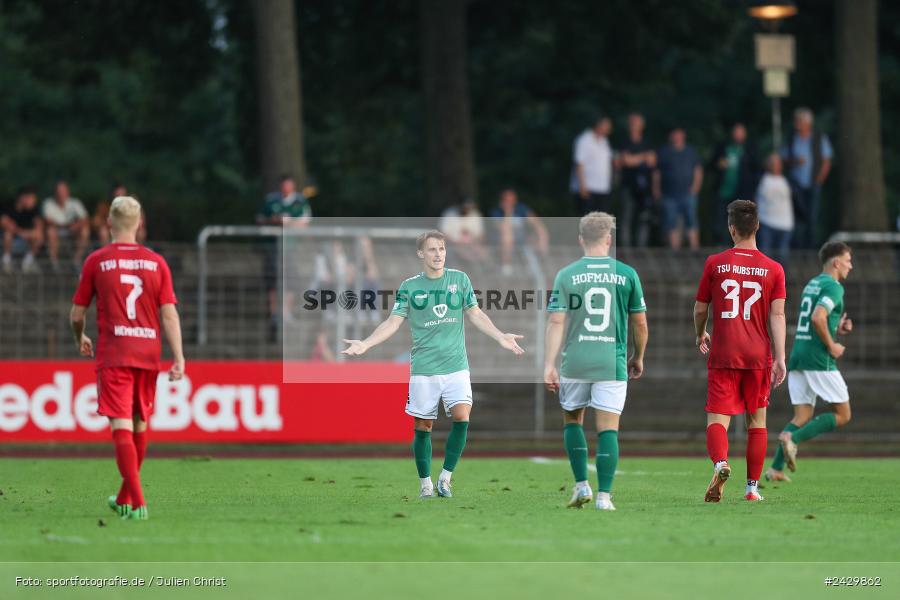 Willy-Sachs-Stadion, Schweinfurt, 20.08.2024, sport, action, BFV, Fussball, Toto-Pokal, BFV-Verbandspokal, AUB, FCS, TSV Aubstadt, 1. FC Schweinfurt 1905 - Bild-ID: 2429862