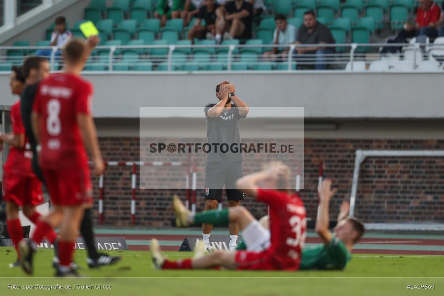 Willy-Sachs-Stadion, Schweinfurt, 20.08.2024, sport, action, BFV, Fussball, Toto-Pokal, BFV-Verbandspokal, AUB, FCS, TSV Aubstadt, 1. FC Schweinfurt 1905 - Bild-ID: 2429869