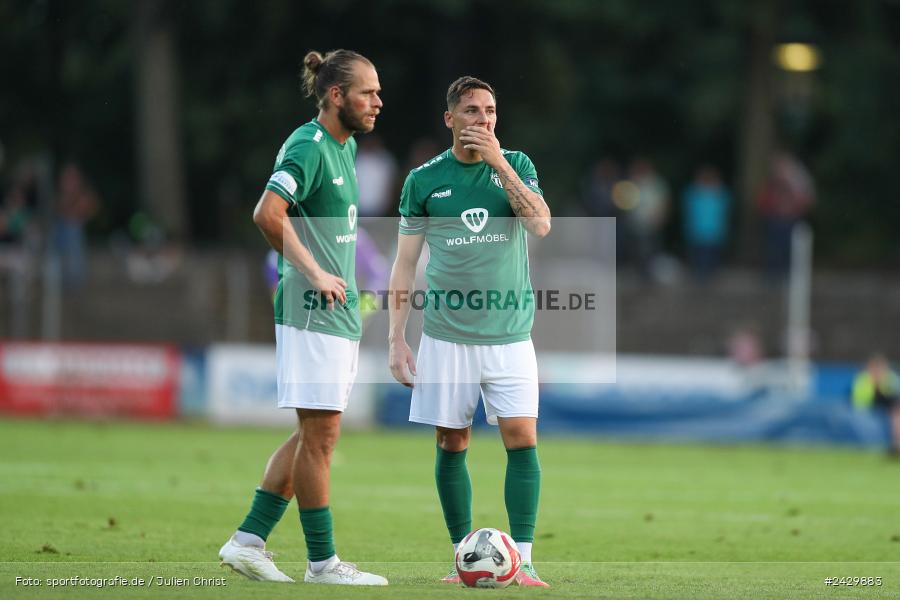 Willy-Sachs-Stadion, Schweinfurt, 20.08.2024, sport, action, BFV, Fussball, Toto-Pokal, BFV-Verbandspokal, AUB, FCS, TSV Aubstadt, 1. FC Schweinfurt 1905 - Bild-ID: 2429883