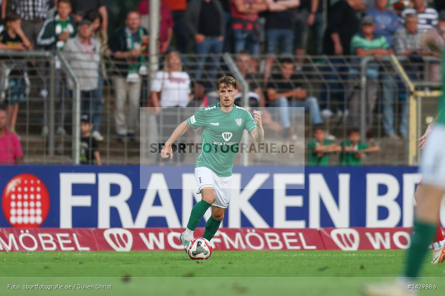 Willy-Sachs-Stadion, Schweinfurt, 20.08.2024, sport, action, BFV, Fussball, Toto-Pokal, BFV-Verbandspokal, AUB, FCS, TSV Aubstadt, 1. FC Schweinfurt 1905 - Bild-ID: 2429886