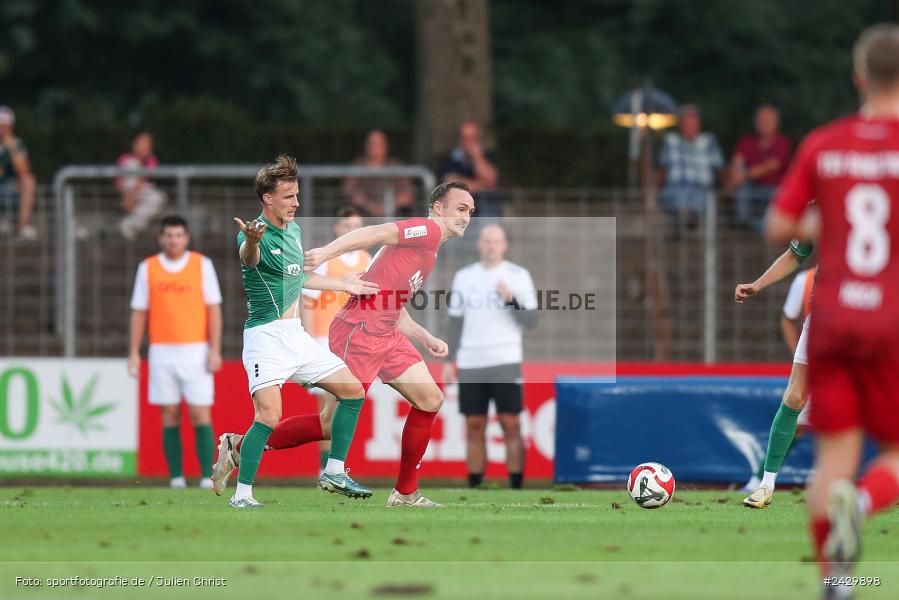 Willy-Sachs-Stadion, Schweinfurt, 20.08.2024, sport, action, BFV, Fussball, Toto-Pokal, BFV-Verbandspokal, AUB, FCS, TSV Aubstadt, 1. FC Schweinfurt 1905 - Bild-ID: 2429898