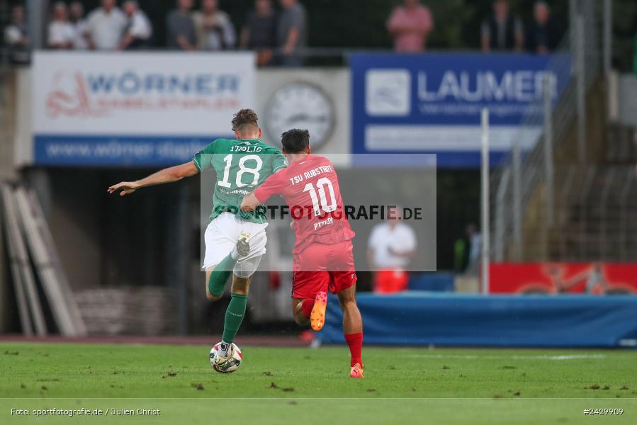 Willy-Sachs-Stadion, Schweinfurt, 20.08.2024, sport, action, BFV, Fussball, Toto-Pokal, BFV-Verbandspokal, AUB, FCS, TSV Aubstadt, 1. FC Schweinfurt 1905 - Bild-ID: 2429909 Willy-Sachs-Stadion, Schweinfurt, 20.08.2024, sport, action, BFV, Fussball, Toto-Pokal, BFV-Verbandspokal, AUB, FCS, TSV Aubstadt, 1. FC Schweinfurt 1905 - Bild-ID: 2429909