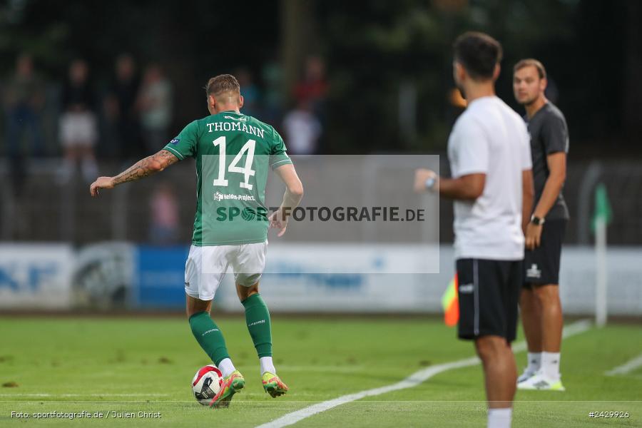 Willy-Sachs-Stadion, Schweinfurt, 20.08.2024, sport, action, BFV, Fussball, Toto-Pokal, BFV-Verbandspokal, AUB, FCS, TSV Aubstadt, 1. FC Schweinfurt 1905 - Bild-ID: 2429926