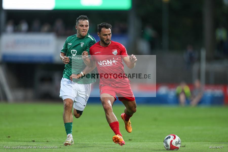 Willy-Sachs-Stadion, Schweinfurt, 20.08.2024, sport, action, BFV, Fussball, Toto-Pokal, BFV-Verbandspokal, AUB, FCS, TSV Aubstadt, 1. FC Schweinfurt 1905 - Bild-ID: 2429927
