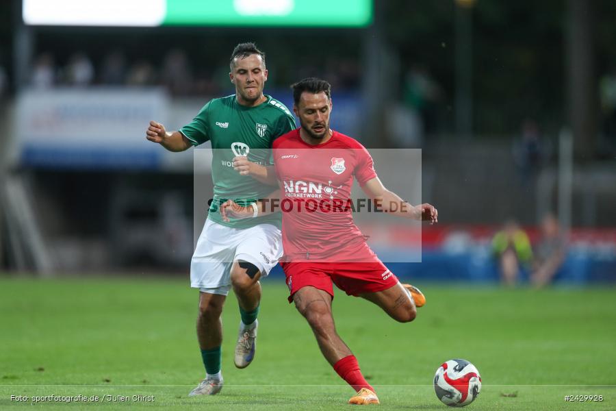 Willy-Sachs-Stadion, Schweinfurt, 20.08.2024, sport, action, BFV, Fussball, Toto-Pokal, BFV-Verbandspokal, AUB, FCS, TSV Aubstadt, 1. FC Schweinfurt 1905 - Bild-ID: 2429928