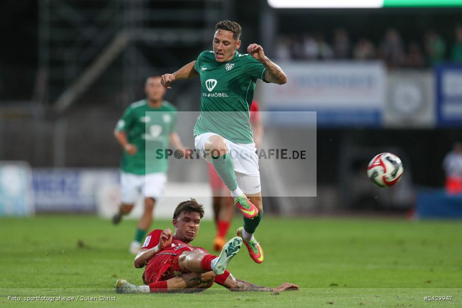 Willy-Sachs-Stadion, Schweinfurt, 20.08.2024, sport, action, BFV, Fussball, Toto-Pokal, BFV-Verbandspokal, AUB, FCS, TSV Aubstadt, 1. FC Schweinfurt 1905 - Bild-ID: 2429947 Willy-Sachs-Stadion, Schweinfurt, 20.08.2024, sport, action, BFV, Fussball, Toto-Pokal, BFV-Verbandspokal, AUB, FCS, TSV Aubstadt, 1. FC Schweinfurt 1905 - Bild-ID: 2429947