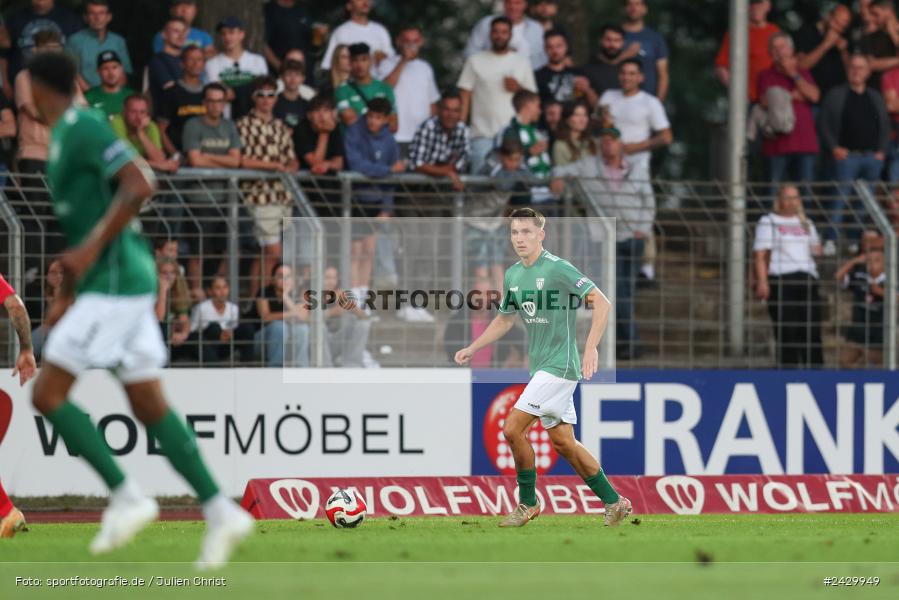 Willy-Sachs-Stadion, Schweinfurt, 20.08.2024, sport, action, BFV, Fussball, Toto-Pokal, BFV-Verbandspokal, AUB, FCS, TSV Aubstadt, 1. FC Schweinfurt 1905 - Bild-ID: 2429949