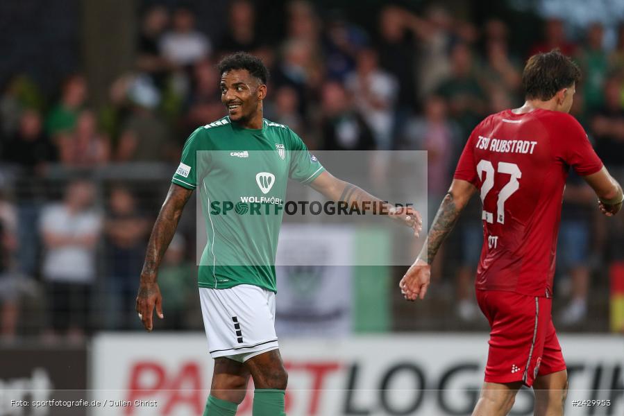 Willy-Sachs-Stadion, Schweinfurt, 20.08.2024, sport, action, BFV, Fussball, Toto-Pokal, BFV-Verbandspokal, AUB, FCS, TSV Aubstadt, 1. FC Schweinfurt 1905 - Bild-ID: 2429953