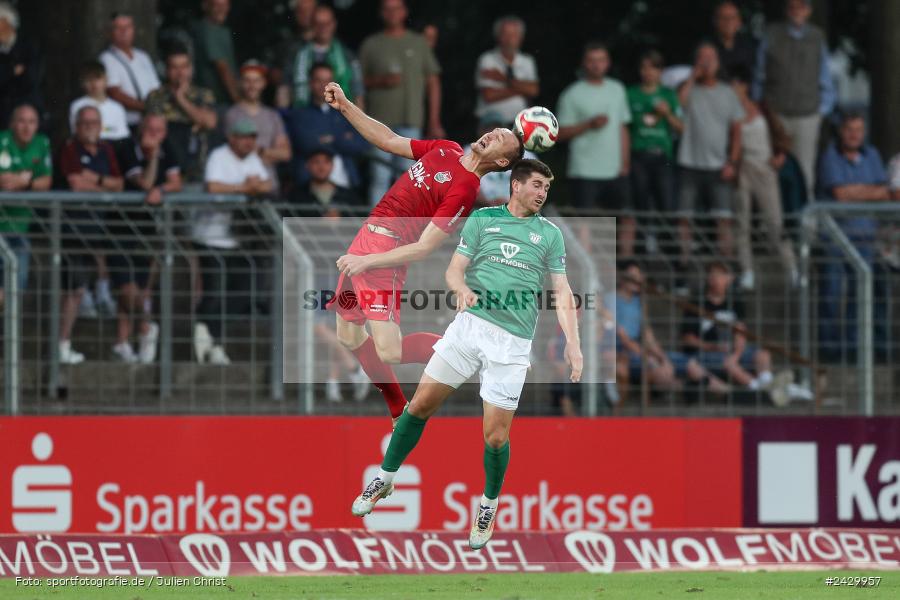 Willy-Sachs-Stadion, Schweinfurt, 20.08.2024, sport, action, BFV, Fussball, Toto-Pokal, BFV-Verbandspokal, AUB, FCS, TSV Aubstadt, 1. FC Schweinfurt 1905 - Bild-ID: 2429957 Willy-Sachs-Stadion, Schweinfurt, 20.08.2024, sport, action, BFV, Fussball, Toto-Pokal, BFV-Verbandspokal, AUB, FCS, TSV Aubstadt, 1. FC Schweinfurt 1905 - Bild-ID: 2429957