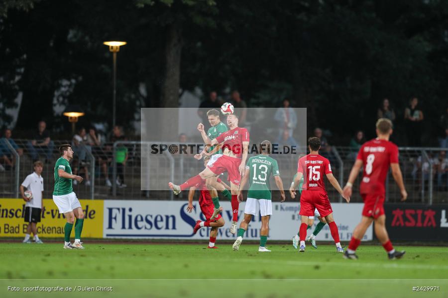 Willy-Sachs-Stadion, Schweinfurt, 20.08.2024, sport, action, BFV, Fussball, Toto-Pokal, BFV-Verbandspokal, AUB, FCS, TSV Aubstadt, 1. FC Schweinfurt 1905 - Bild-ID: 2429971