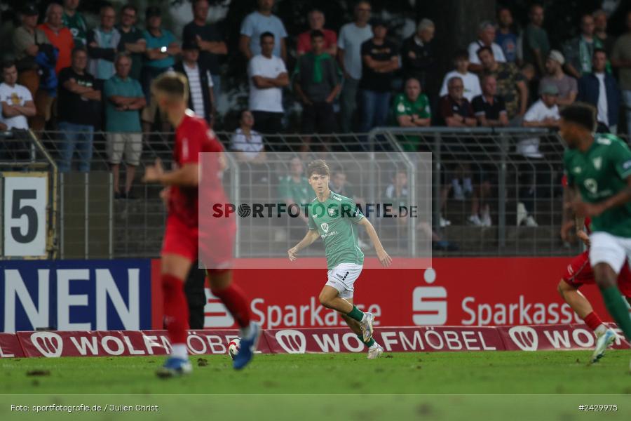 Willy-Sachs-Stadion, Schweinfurt, 20.08.2024, sport, action, BFV, Fussball, Toto-Pokal, BFV-Verbandspokal, AUB, FCS, TSV Aubstadt, 1. FC Schweinfurt 1905 - Bild-ID: 2429975
