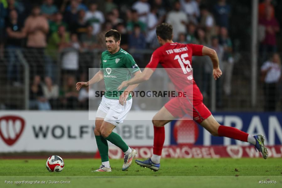 Willy-Sachs-Stadion, Schweinfurt, 20.08.2024, sport, action, BFV, Fussball, Toto-Pokal, BFV-Verbandspokal, AUB, FCS, TSV Aubstadt, 1. FC Schweinfurt 1905 - Bild-ID: 2429976