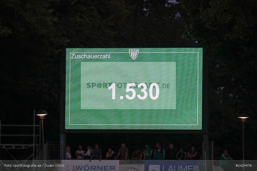 Willy-Sachs-Stadion, Schweinfurt, 20.08.2024, sport, action, BFV, Fussball, Toto-Pokal, BFV-Verbandspokal, AUB, FCS, TSV Aubstadt, 1. FC Schweinfurt 1905 - Bild-ID: 2429978