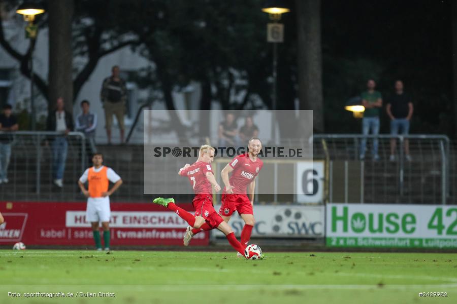 Willy-Sachs-Stadion, Schweinfurt, 20.08.2024, sport, action, BFV, Fussball, Toto-Pokal, BFV-Verbandspokal, AUB, FCS, TSV Aubstadt, 1. FC Schweinfurt 1905 - Bild-ID: 2429982 Willy-Sachs-Stadion, Schweinfurt, 20.08.2024, sport, action, BFV, Fussball, Toto-Pokal, BFV-Verbandspokal, AUB, FCS, TSV Aubstadt, 1. FC Schweinfurt 1905 - Bild-ID: 2429982