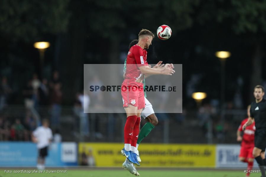 Willy-Sachs-Stadion, Schweinfurt, 20.08.2024, sport, action, BFV, Fussball, Toto-Pokal, BFV-Verbandspokal, AUB, FCS, TSV Aubstadt, 1. FC Schweinfurt 1905 - Bild-ID: 2429987