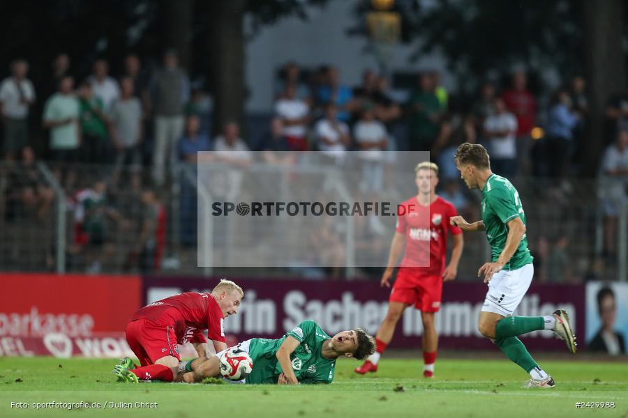 Willy-Sachs-Stadion, Schweinfurt, 20.08.2024, sport, action, BFV, Fussball, Toto-Pokal, BFV-Verbandspokal, AUB, FCS, TSV Aubstadt, 1. FC Schweinfurt 1905 - Bild-ID: 2429988