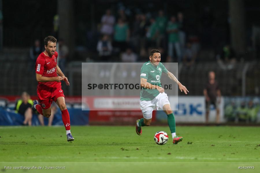Willy-Sachs-Stadion, Schweinfurt, 20.08.2024, sport, action, BFV, Fussball, Toto-Pokal, BFV-Verbandspokal, AUB, FCS, TSV Aubstadt, 1. FC Schweinfurt 1905 - Bild-ID: 2429993
