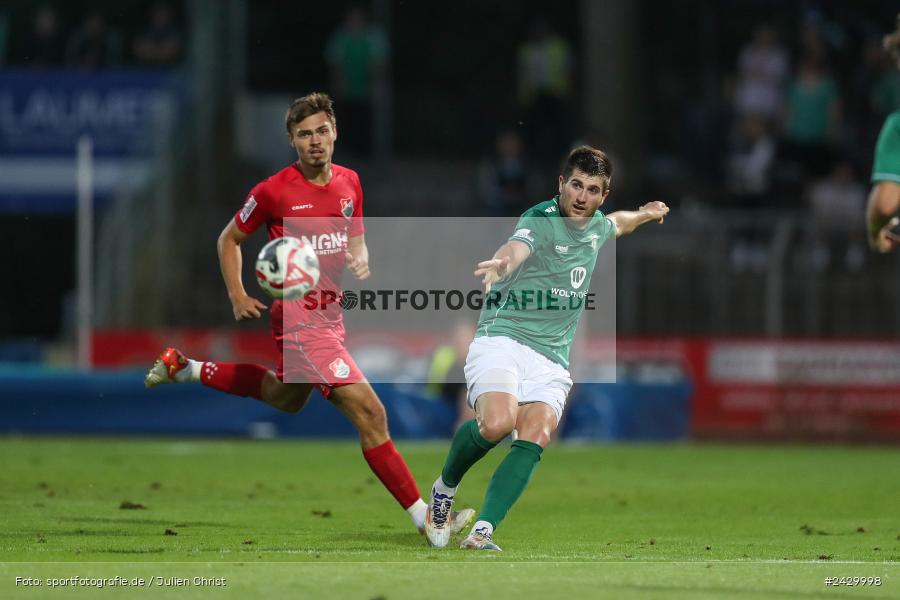 Willy-Sachs-Stadion, Schweinfurt, 20.08.2024, sport, action, BFV, Fussball, Toto-Pokal, BFV-Verbandspokal, AUB, FCS, TSV Aubstadt, 1. FC Schweinfurt 1905 - Bild-ID: 2429998