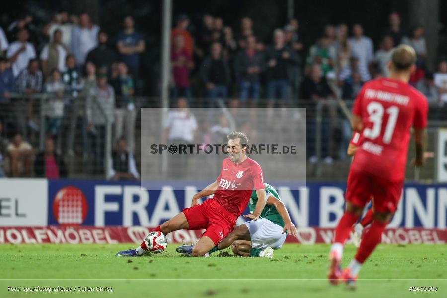 Willy-Sachs-Stadion, Schweinfurt, 20.08.2024, sport, action, BFV, Fussball, Toto-Pokal, BFV-Verbandspokal, AUB, FCS, TSV Aubstadt, 1. FC Schweinfurt 1905 - Bild-ID: 2430009
