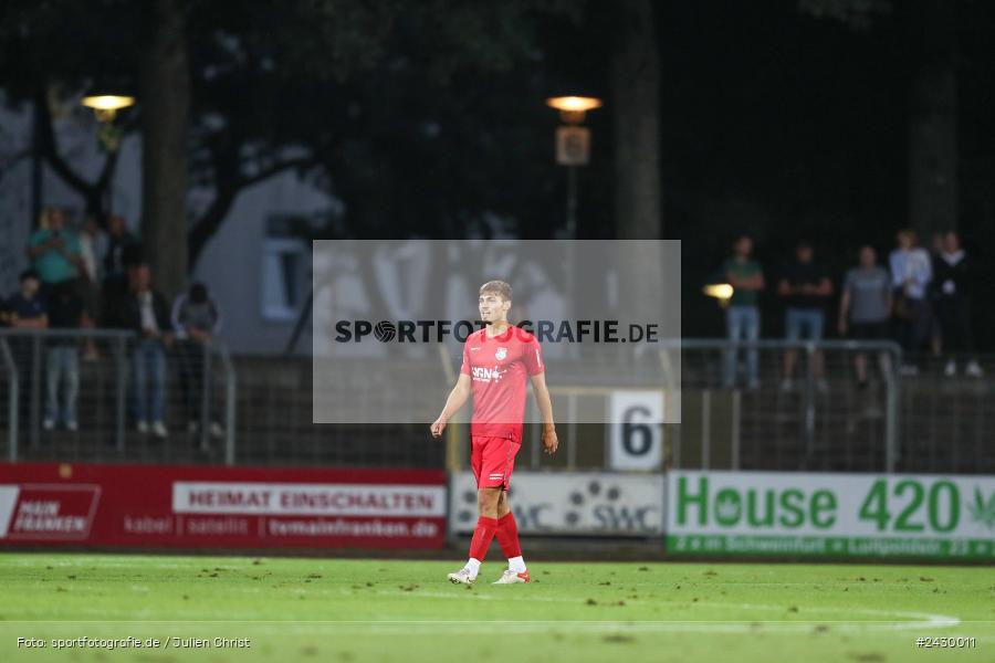 Willy-Sachs-Stadion, Schweinfurt, 20.08.2024, sport, action, BFV, Fussball, Toto-Pokal, BFV-Verbandspokal, AUB, FCS, TSV Aubstadt, 1. FC Schweinfurt 1905 - Bild-ID: 2430011