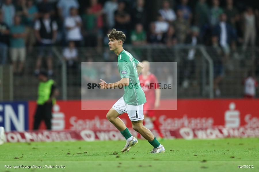Willy-Sachs-Stadion, Schweinfurt, 20.08.2024, sport, action, BFV, Fussball, Toto-Pokal, BFV-Verbandspokal, AUB, FCS, TSV Aubstadt, 1. FC Schweinfurt 1905 - Bild-ID: 2430012 Willy-Sachs-Stadion, Schweinfurt, 20.08.2024, sport, action, BFV, Fussball, Toto-Pokal, BFV-Verbandspokal, AUB, FCS, TSV Aubstadt, 1. FC Schweinfurt 1905 - Bild-ID: 2430012