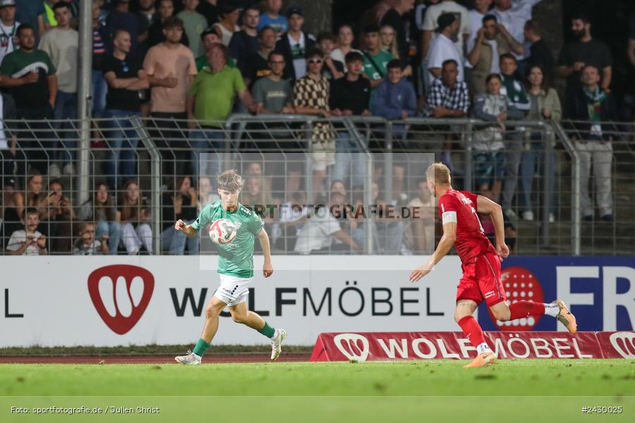 Willy-Sachs-Stadion, Schweinfurt, 20.08.2024, sport, action, BFV, Fussball, Toto-Pokal, BFV-Verbandspokal, AUB, FCS, TSV Aubstadt, 1. FC Schweinfurt 1905 - Bild-ID: 2430025 Willy-Sachs-Stadion, Schweinfurt, 20.08.2024, sport, action, BFV, Fussball, Toto-Pokal, BFV-Verbandspokal, AUB, FCS, TSV Aubstadt, 1. FC Schweinfurt 1905 - Bild-ID: 2430025