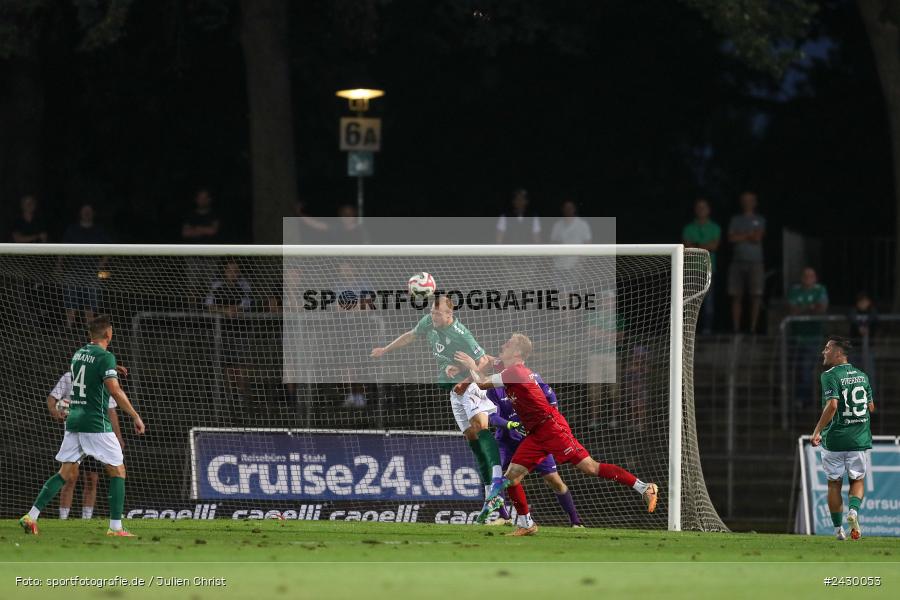 Willy-Sachs-Stadion, Schweinfurt, 20.08.2024, sport, action, BFV, Fussball, Toto-Pokal, BFV-Verbandspokal, AUB, FCS, TSV Aubstadt, 1. FC Schweinfurt 1905 - Bild-ID: 2430053