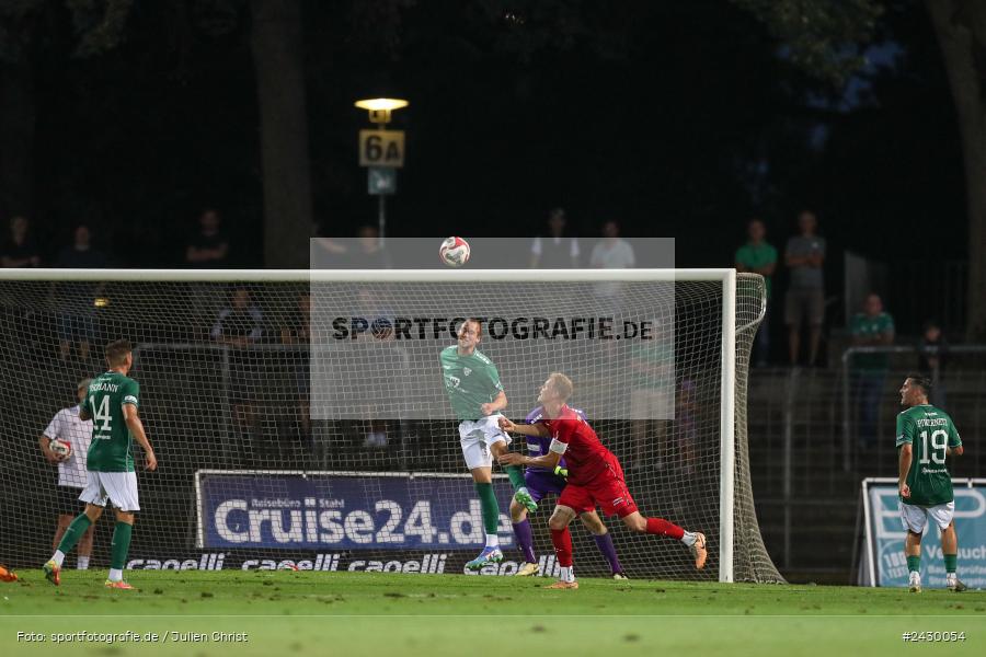 Willy-Sachs-Stadion, Schweinfurt, 20.08.2024, sport, action, BFV, Fussball, Toto-Pokal, BFV-Verbandspokal, AUB, FCS, TSV Aubstadt, 1. FC Schweinfurt 1905 - Bild-ID: 2430054