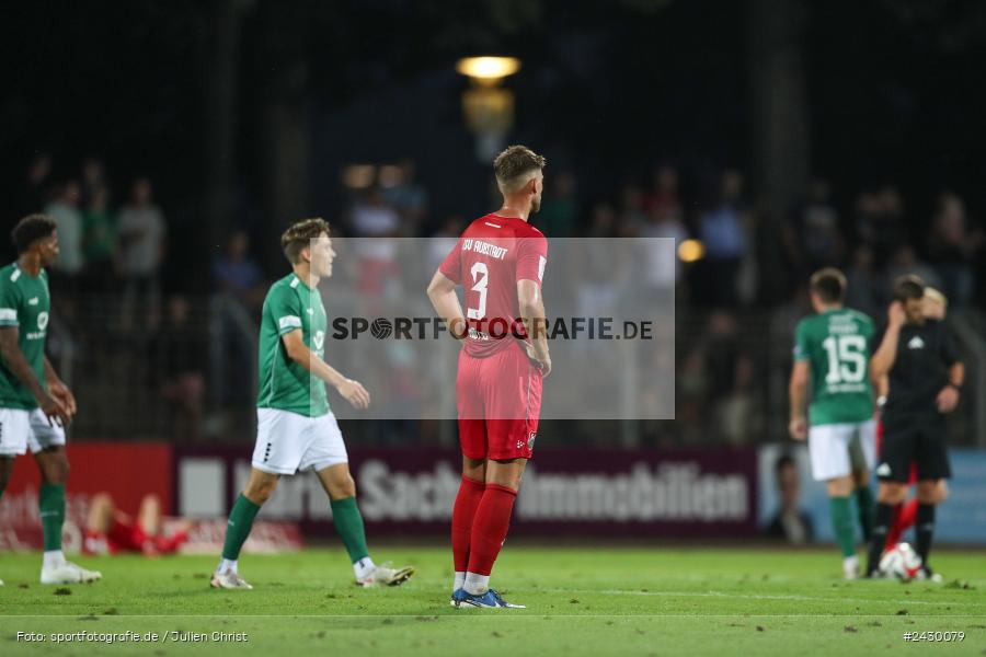 Willy-Sachs-Stadion, Schweinfurt, 20.08.2024, sport, action, BFV, Fussball, Toto-Pokal, BFV-Verbandspokal, AUB, FCS, TSV Aubstadt, 1. FC Schweinfurt 1905 - Bild-ID: 2430079