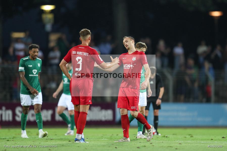 Willy-Sachs-Stadion, Schweinfurt, 20.08.2024, sport, action, BFV, Fussball, Toto-Pokal, BFV-Verbandspokal, AUB, FCS, TSV Aubstadt, 1. FC Schweinfurt 1905 - Bild-ID: 2430080