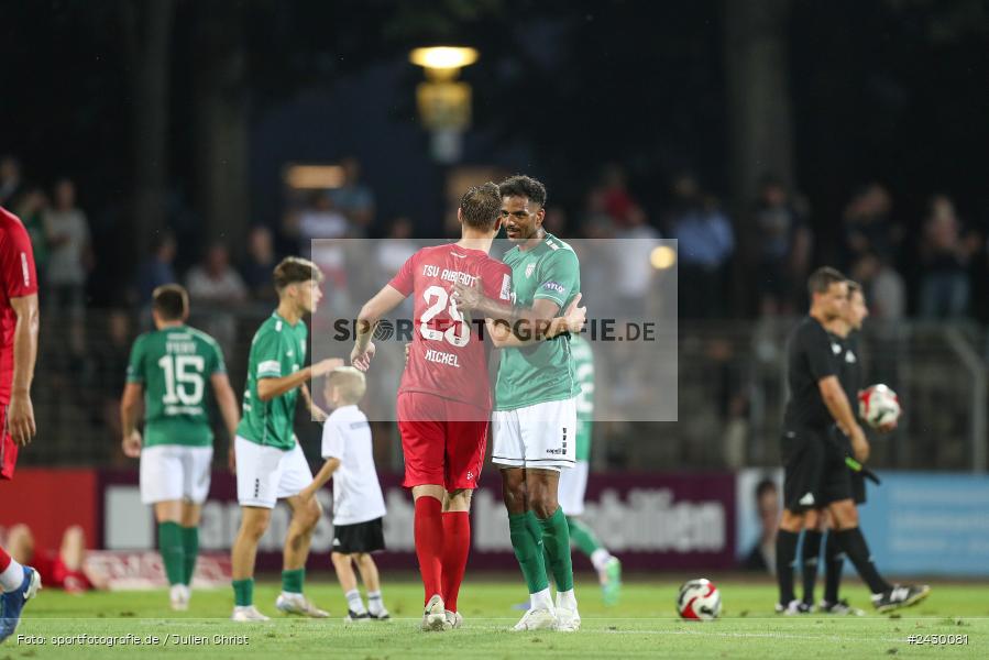 Willy-Sachs-Stadion, Schweinfurt, 20.08.2024, sport, action, BFV, Fussball, Toto-Pokal, BFV-Verbandspokal, AUB, FCS, TSV Aubstadt, 1. FC Schweinfurt 1905 - Bild-ID: 2430081