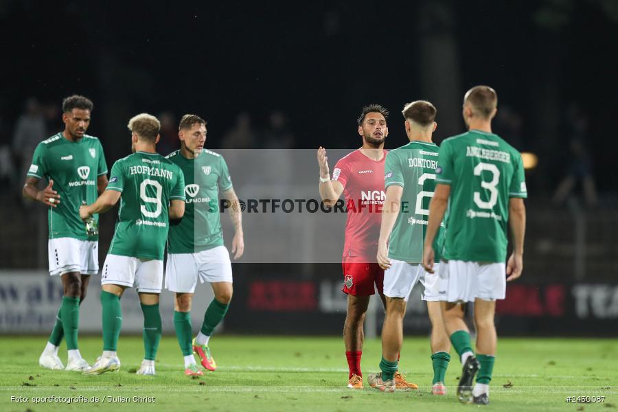 Willy-Sachs-Stadion, Schweinfurt, 20.08.2024, sport, action, BFV, Fussball, Toto-Pokal, BFV-Verbandspokal, AUB, FCS, TSV Aubstadt, 1. FC Schweinfurt 1905 - Bild-ID: 2430087