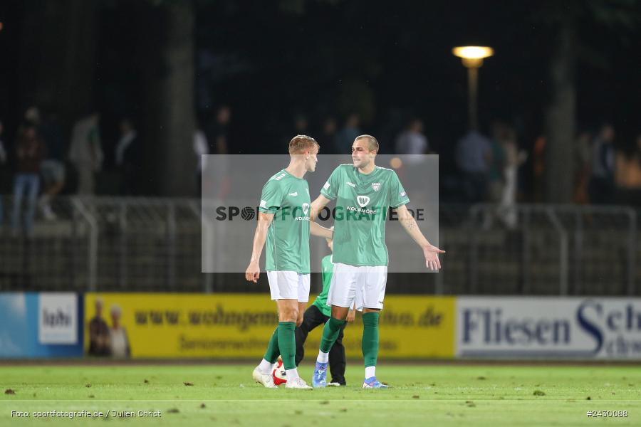 Willy-Sachs-Stadion, Schweinfurt, 20.08.2024, sport, action, BFV, Fussball, Toto-Pokal, BFV-Verbandspokal, AUB, FCS, TSV Aubstadt, 1. FC Schweinfurt 1905 - Bild-ID: 2430088