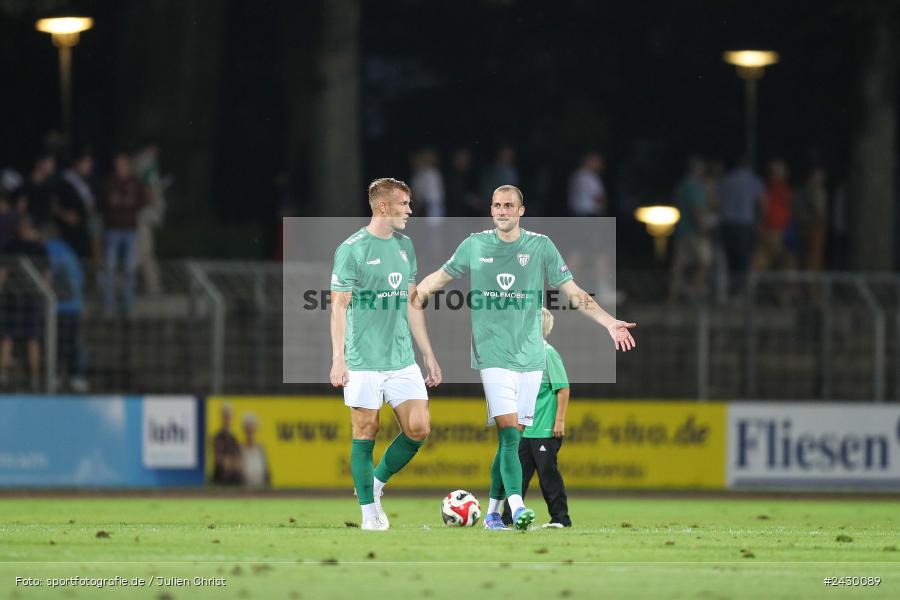 Willy-Sachs-Stadion, Schweinfurt, 20.08.2024, sport, action, BFV, Fussball, Toto-Pokal, BFV-Verbandspokal, AUB, FCS, TSV Aubstadt, 1. FC Schweinfurt 1905 - Bild-ID: 2430089