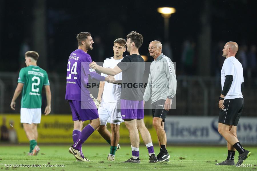 Willy-Sachs-Stadion, Schweinfurt, 20.08.2024, sport, action, BFV, Fussball, Toto-Pokal, BFV-Verbandspokal, AUB, FCS, TSV Aubstadt, 1. FC Schweinfurt 1905 - Bild-ID: 2430091
