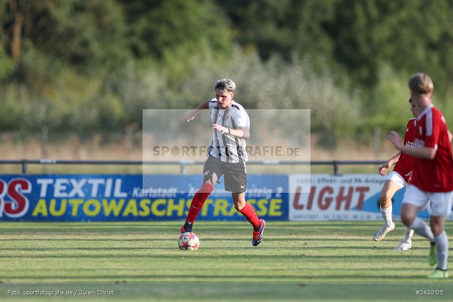 Fundamentum Sportpark, Karlburg, 22.08.2024, sport, action, BFV, Fussball, Kreisliga Würzburg, RET, KAR, (SG 1) TSV Retzbach, TSV Karlburg II - Bild-ID: 2430125