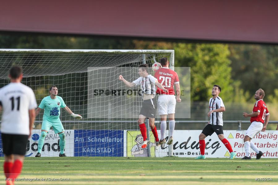 Fundamentum Sportpark, Karlburg, 22.08.2024, sport, action, BFV, Fussball, Kreisliga Würzburg, RET, KAR, (SG 1) TSV Retzbach, TSV Karlburg II - Bild-ID: 2430134