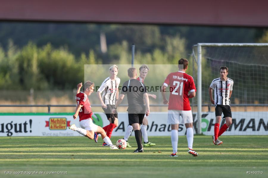 Fundamentum Sportpark, Karlburg, 22.08.2024, sport, action, BFV, Fussball, Kreisliga Würzburg, RET, KAR, (SG 1) TSV Retzbach, TSV Karlburg II - Bild-ID: 2430170