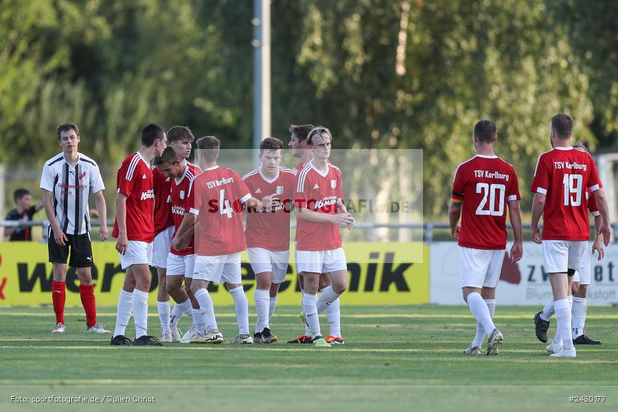 Fundamentum Sportpark, Karlburg, 22.08.2024, sport, action, BFV, Fussball, Kreisliga Würzburg, RET, KAR, (SG 1) TSV Retzbach, TSV Karlburg II - Bild-ID: 2430177