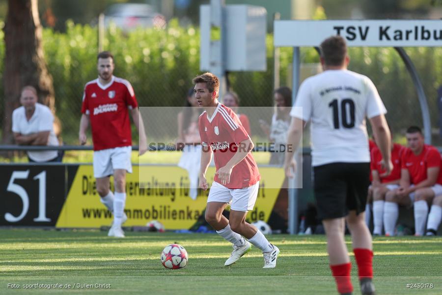 Fundamentum Sportpark, Karlburg, 22.08.2024, sport, action, BFV, Fussball, Kreisliga Würzburg, RET, KAR, (SG 1) TSV Retzbach, TSV Karlburg II - Bild-ID: 2430178