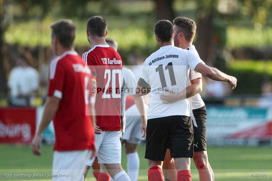 Fundamentum Sportpark, Karlburg, 22.08.2024, sport, action, BFV, Fussball, Kreisliga Würzburg, RET, KAR, (SG 1) TSV Retzbach, TSV Karlburg II - Bild-ID: 2430190