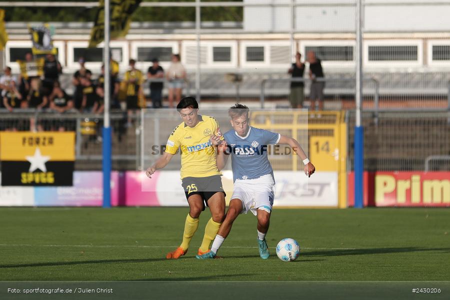 Stadion am Schönbusch, Aschaffenburg, 23.08.2024, sport, action, BFV, Fussball, 6. Spieltag, Regionalliga Bayern, BAY, SVA, SpVgg Bayreuth, SV Viktoria Aschaffenburg - Bild-ID: 2430206