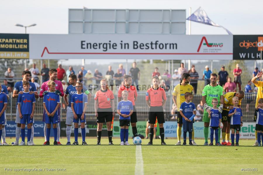 sport, action, Stadion am Schönbusch, SpVgg Bayreuth, SVA, SV Viktoria Aschaffenburg, Regionalliga Bayern, Fussball, BFV, BAY, Aschaffenburg, 6. Spieltag, 23.08.2024 - Bild-ID: 2430253