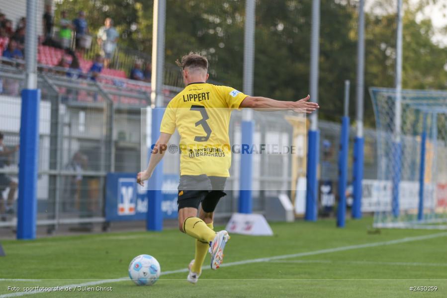sport, action, Stadion am Schönbusch, SpVgg Bayreuth, SVA, SV Viktoria Aschaffenburg, Regionalliga Bayern, Fussball, BFV, BAY, Aschaffenburg, 6. Spieltag, 23.08.2024 - Bild-ID: 2430259