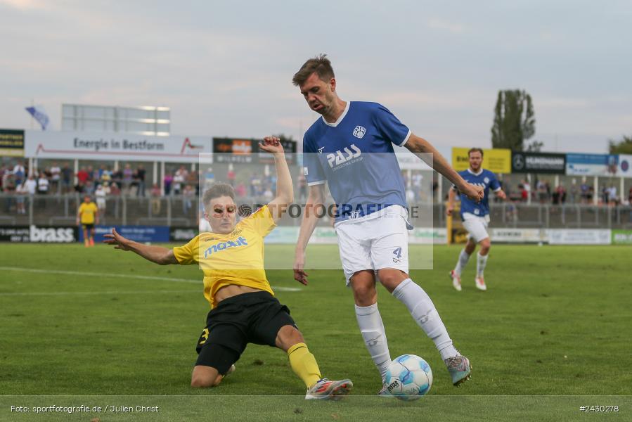 sport, action, Stadion am Schönbusch, SpVgg Bayreuth, SVA, SV Viktoria Aschaffenburg, Regionalliga Bayern, Fussball, BFV, BAY, Aschaffenburg, 6. Spieltag, 23.08.2024 - Bild-ID: 2430278