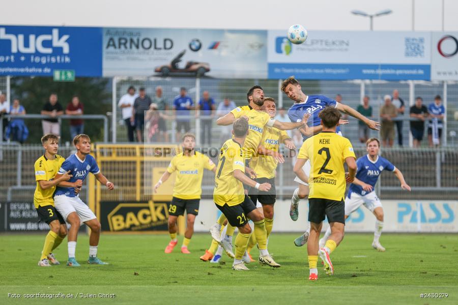sport, action, Stadion am Schönbusch, SpVgg Bayreuth, SVA, SV Viktoria Aschaffenburg, Regionalliga Bayern, Fussball, BFV, BAY, Aschaffenburg, 6. Spieltag, 23.08.2024 - Bild-ID: 2430279