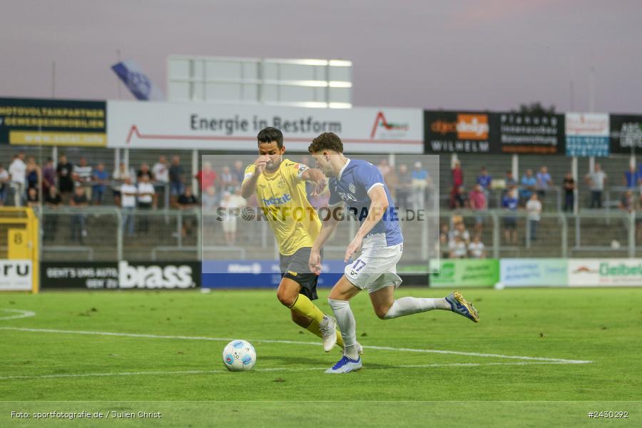 sport, action, Stadion am Schönbusch, SpVgg Bayreuth, SVA, SV Viktoria Aschaffenburg, Regionalliga Bayern, Fussball, BFV, BAY, Aschaffenburg, 6. Spieltag, 23.08.2024 - Bild-ID: 2430292