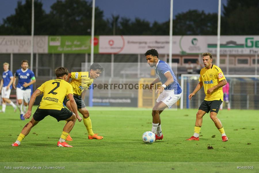 sport, action, Stadion am Schönbusch, SpVgg Bayreuth, SVA, SV Viktoria Aschaffenburg, Regionalliga Bayern, Fussball, BFV, BAY, Aschaffenburg, 6. Spieltag, 23.08.2024 - Bild-ID: 2430303