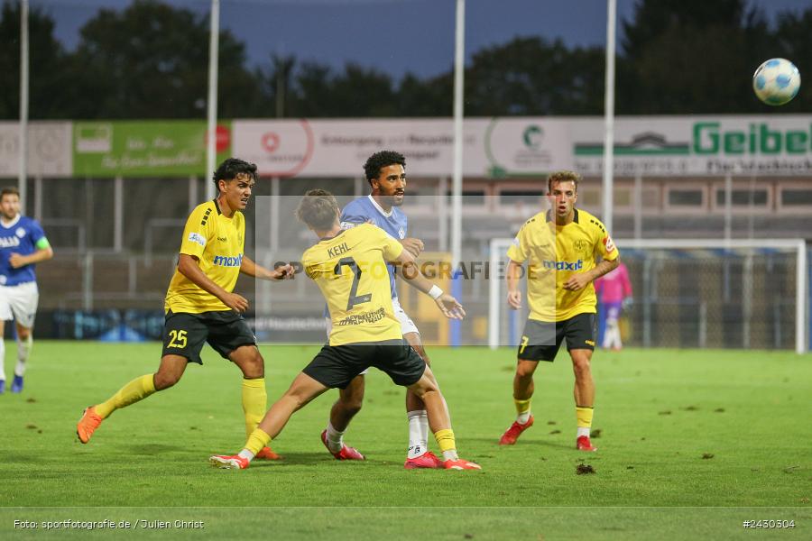 sport, action, Stadion am Schönbusch, SpVgg Bayreuth, SVA, SV Viktoria Aschaffenburg, Regionalliga Bayern, Fussball, BFV, BAY, Aschaffenburg, 6. Spieltag, 23.08.2024 - Bild-ID: 2430304