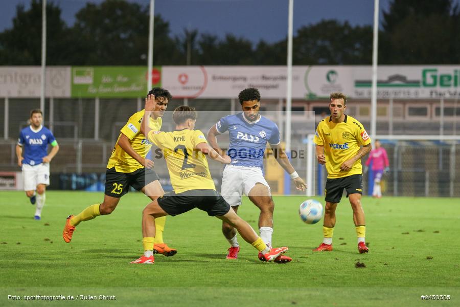 sport, action, Stadion am Schönbusch, SpVgg Bayreuth, SVA, SV Viktoria Aschaffenburg, Regionalliga Bayern, Fussball, BFV, BAY, Aschaffenburg, 6. Spieltag, 23.08.2024 - Bild-ID: 2430305
